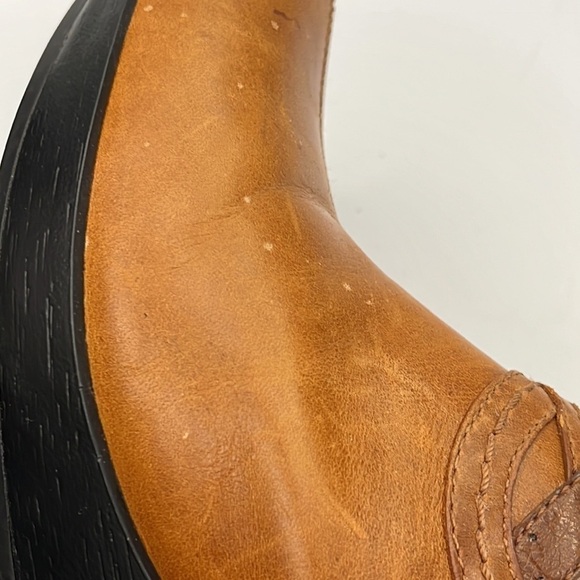 INDIGO by Clark’s brown leather sling back heeled mule size 8.5 - Picture 14 of 14